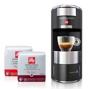מכונת קפסולות illy X9 ו-36 קפסולות מתנה